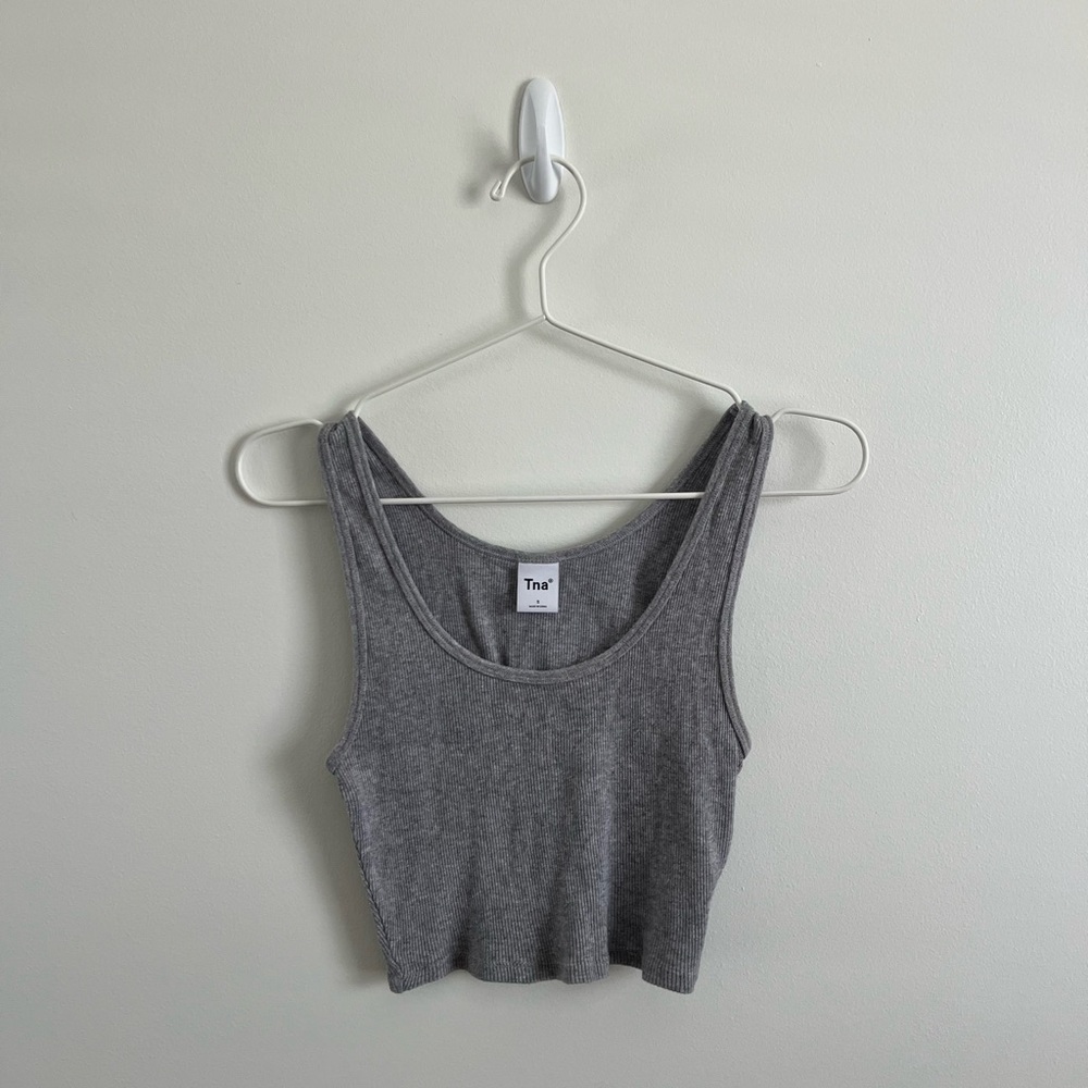 Aritzia Tna Ribbed Cropped Tank